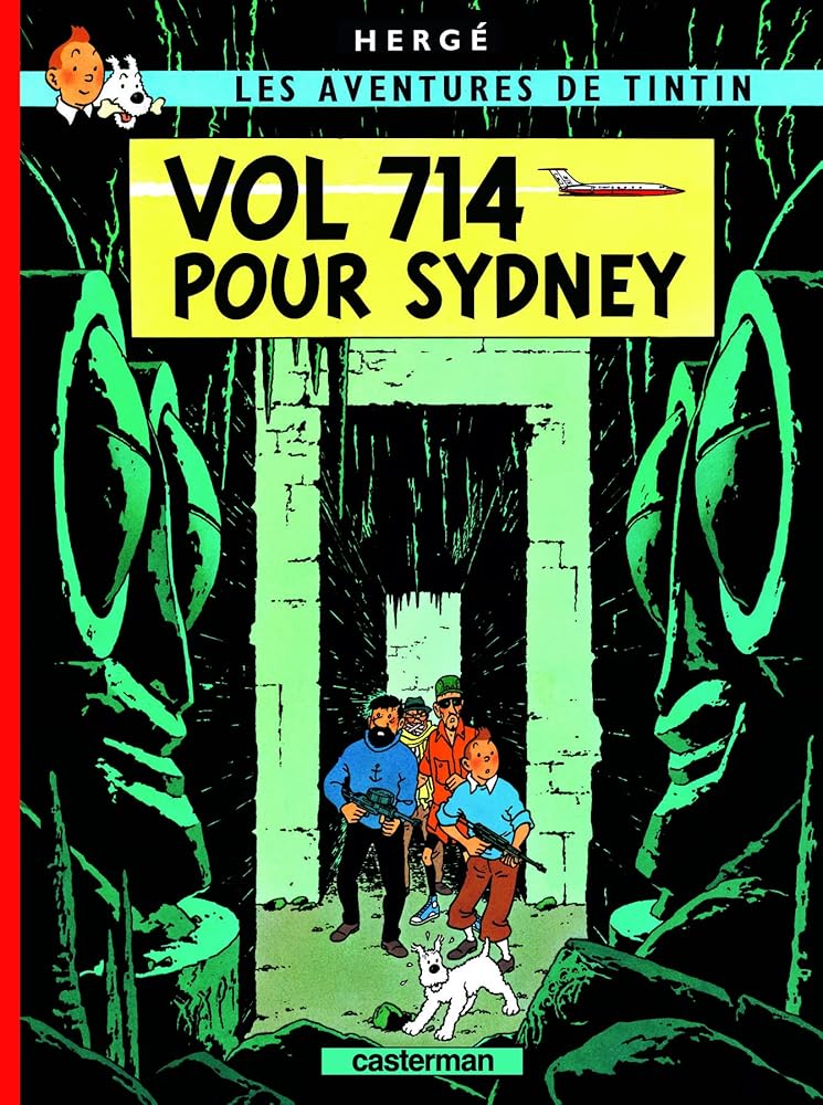 Vol 714 pour Sydney par Hergé