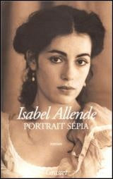 Portrait sépia livre Isabel Allende
