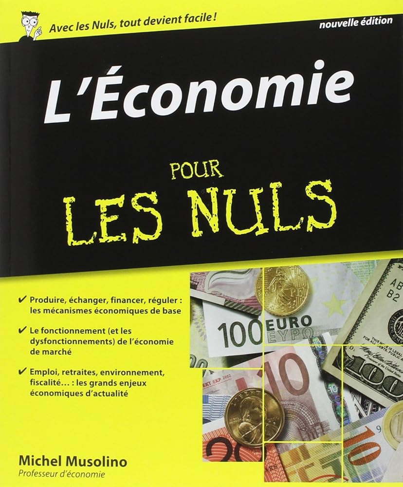 L'économie pour les nuls livre Michel Musolino