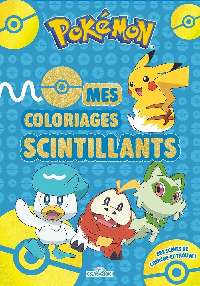 Pokémon : Mes coloriages scintillants par The Pokémon Company