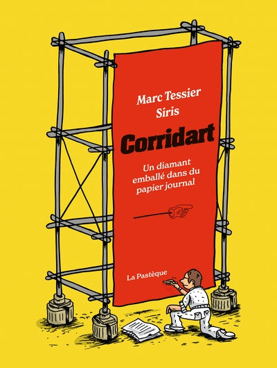 Corridart : Un diamant emballé dans du papier journal par Marc Tessier