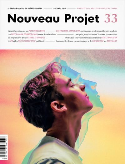 Nouveau Projet, no. 33, Automne 2026 par Collectif