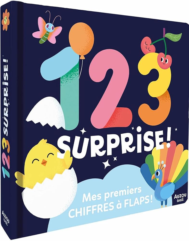 1 2 3 surprise ! : mes premiers chiffres à flaps ! par Hikimi