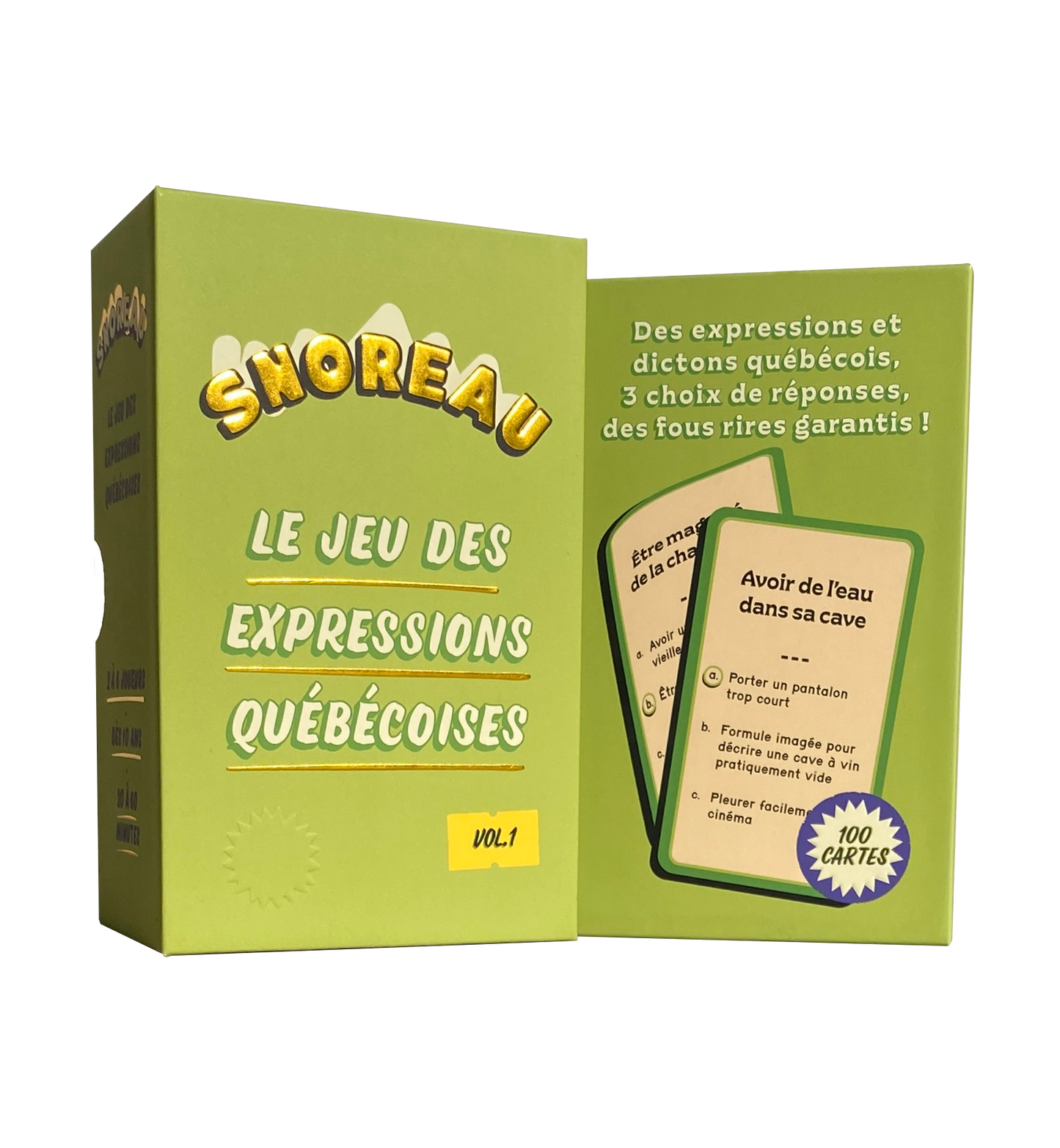 Le jeu des expressions québécoises (vol. 1) par Snoreau