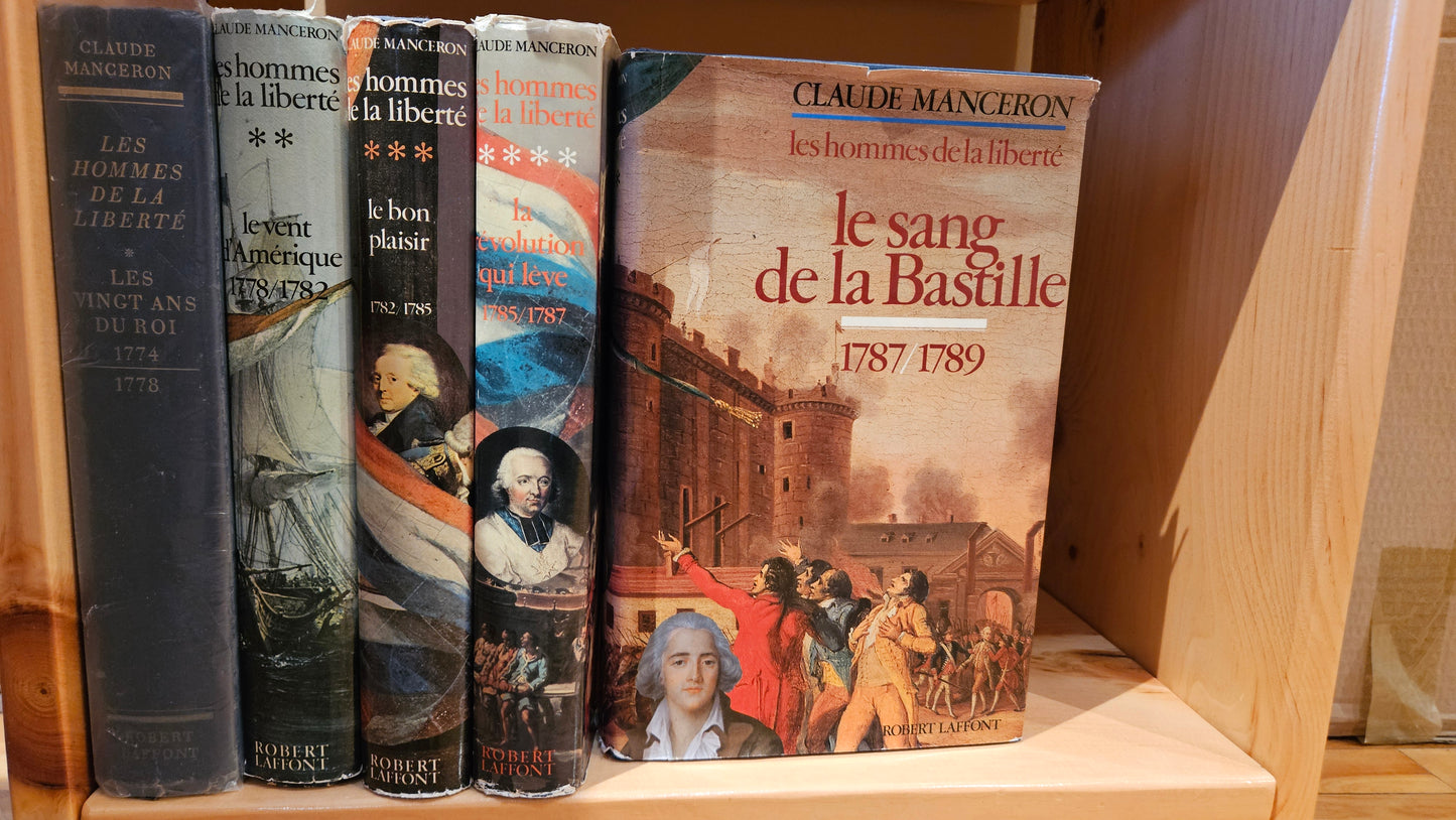 Les hommes de la liberté, 5 tomes par Claude Manceron