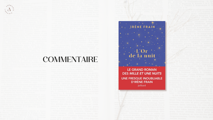 Irène Frain : L'or de la nuit