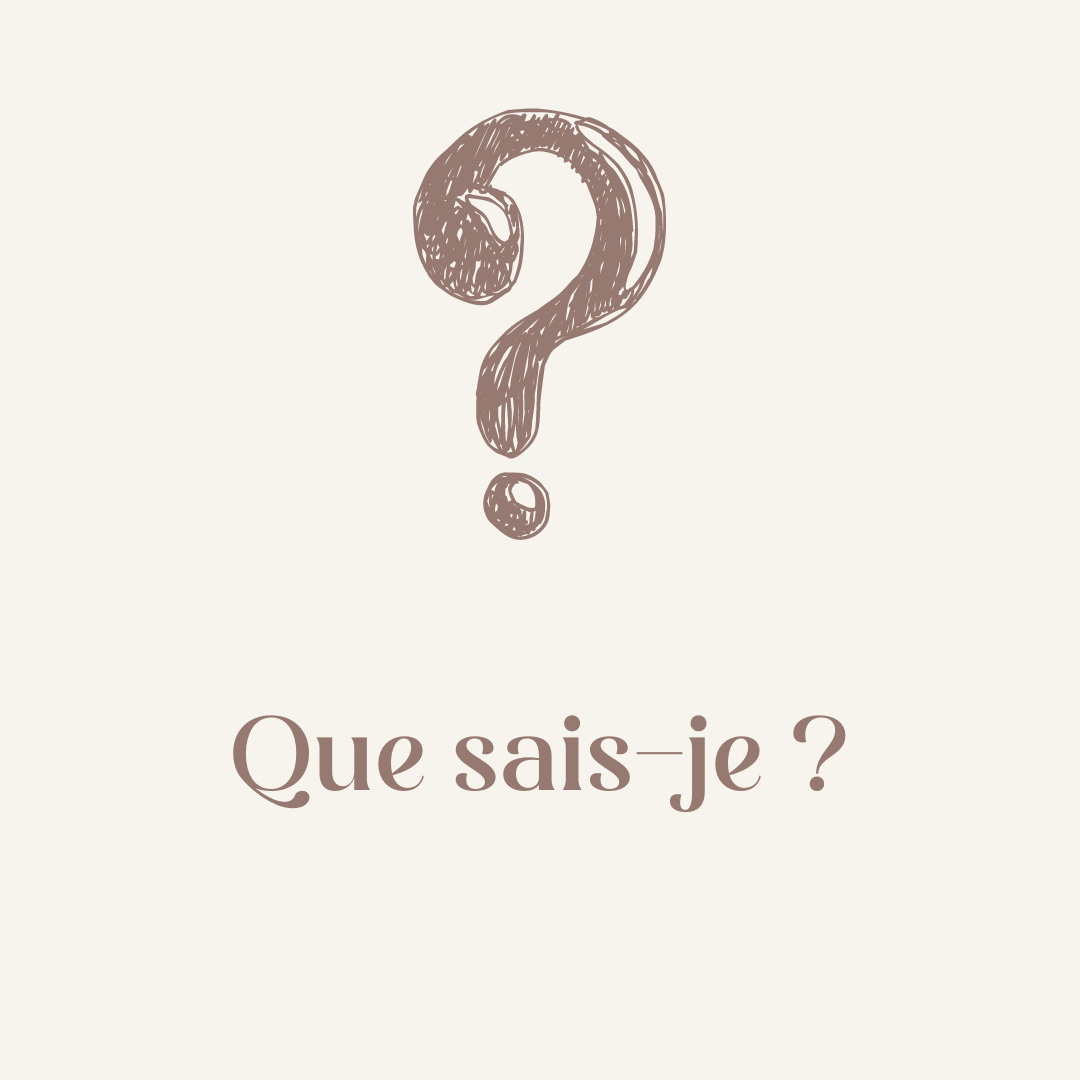 Que sais-je?