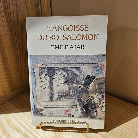 L'angoisse du roi Salomon livre Émile Ajar