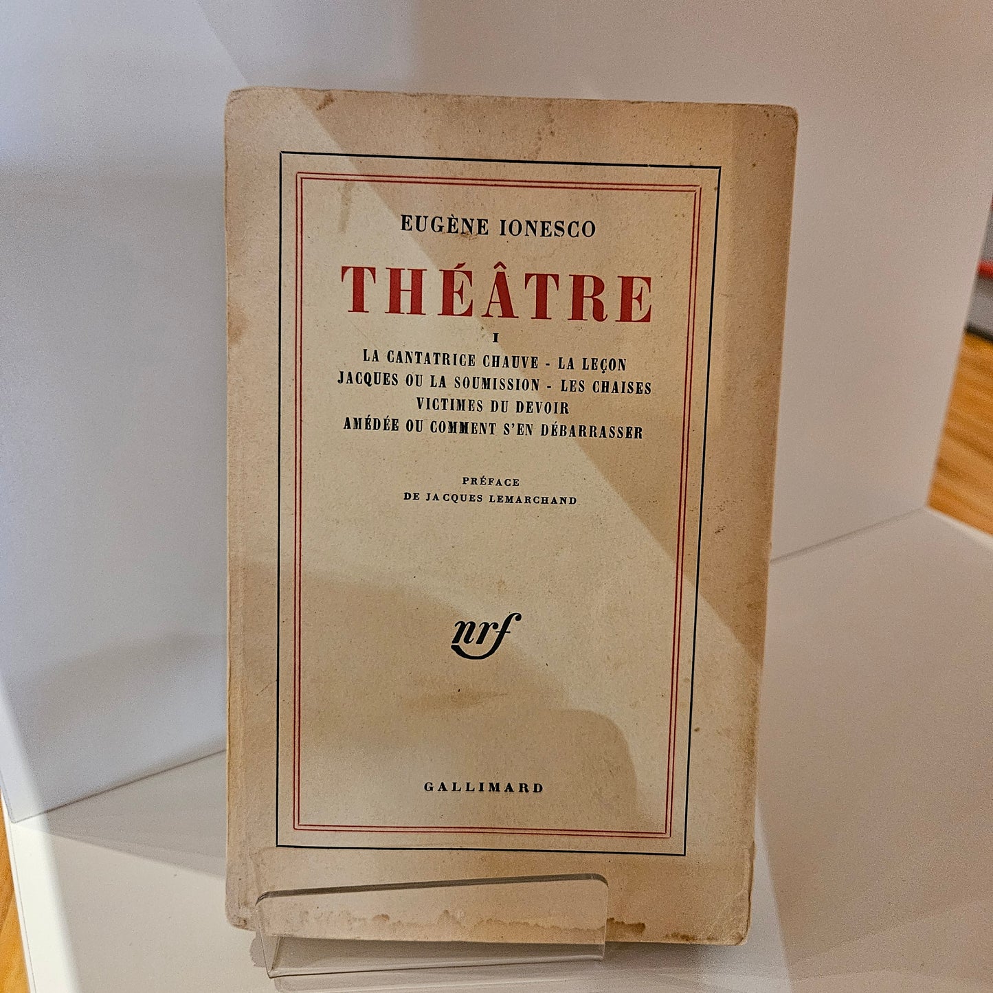 Théâtre, tome 1 Eugène Ionesco