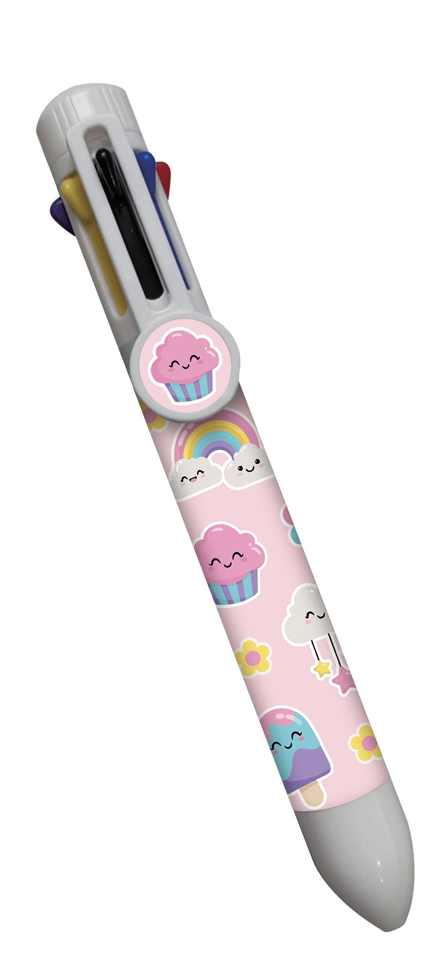 Stylo 8 couleurs – Mignon par Aucun