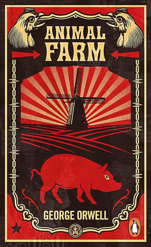 Animal Farm: The dystopian classic reimagined with cover art by Shepard Fairey livre George Orwell