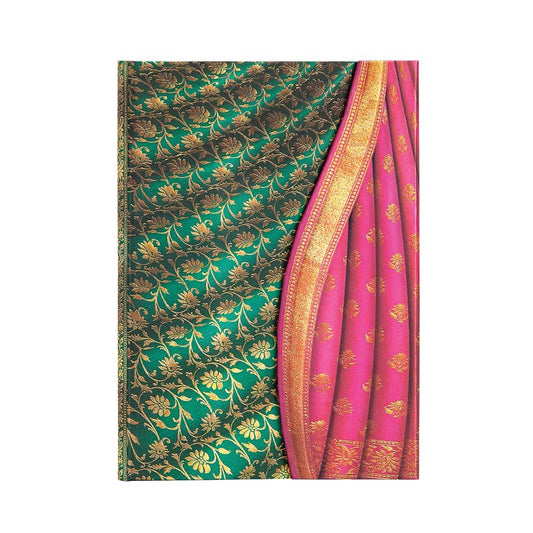 Journal relié, ligné, Ferozi, Varanasi Silks and Saris