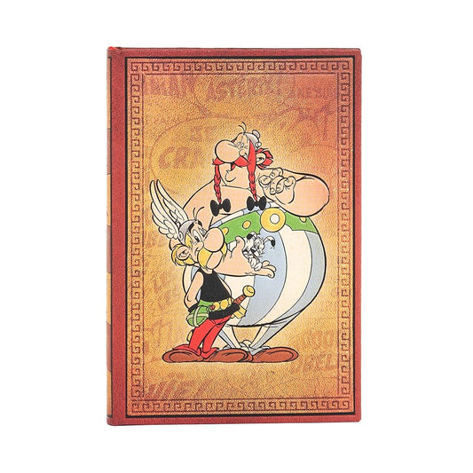 Mini journal ligné, relié, avec élastique, Astérix et Obélix Paperblanks 