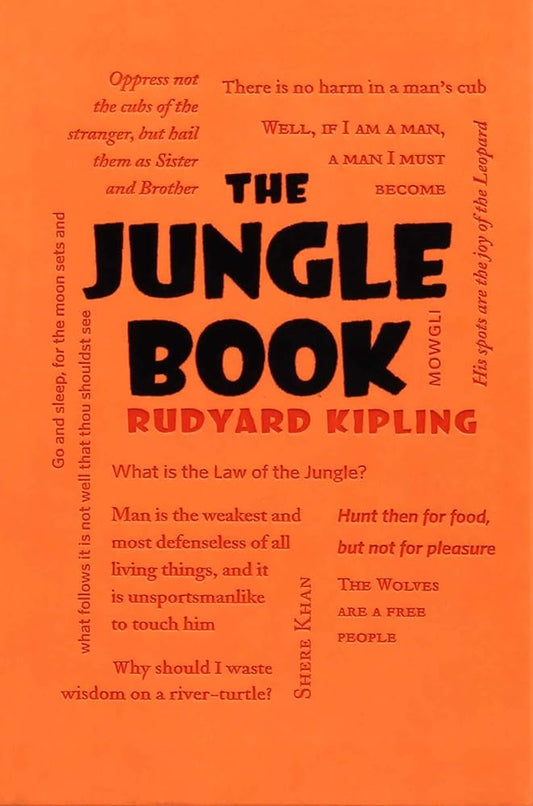 Book cover image The Jungle Book (Word Cloud Classics) Rudyard Kipling