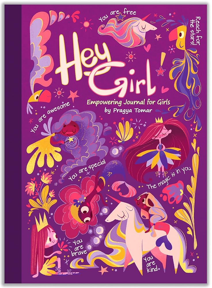 Hey Girl Empowering journal for girls book cover