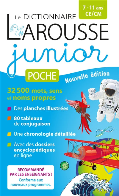 Le dictionnaire Larousse junior poche, 7-11 ans, CE, CM par Larousse