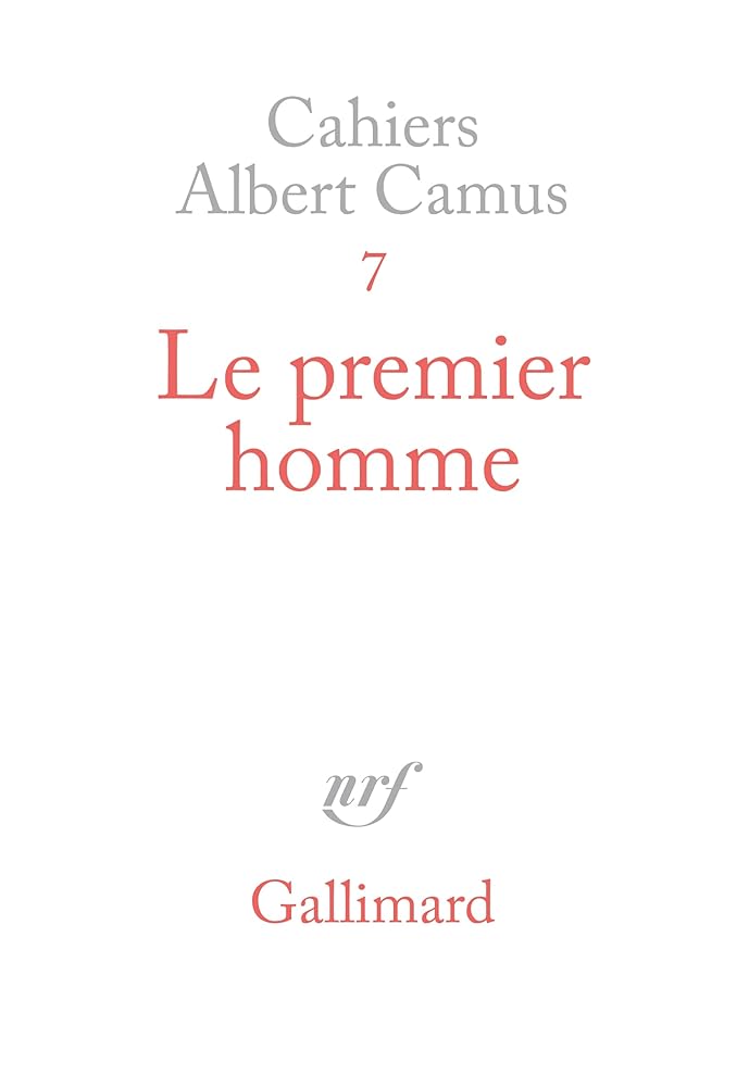 Le premier homme livre Albert Camus