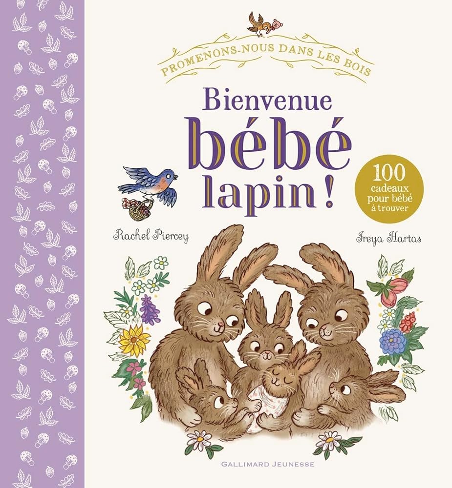 Bienvenue bébé lapin ! : 100 cadeaux pour bébé à trouver par Rachel Piercey