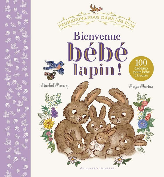 Bienvenue bébé lapin ! : 100 cadeaux pour bébé à trouver par Rachel Piercey
