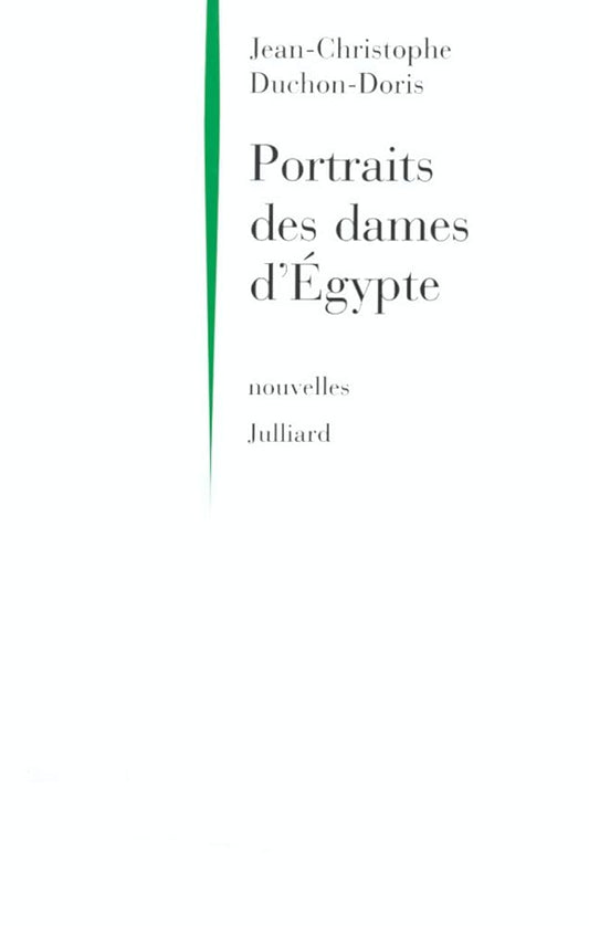 Portraits des dames d'Égypte livre Jean-Christophe Duchon-Doris