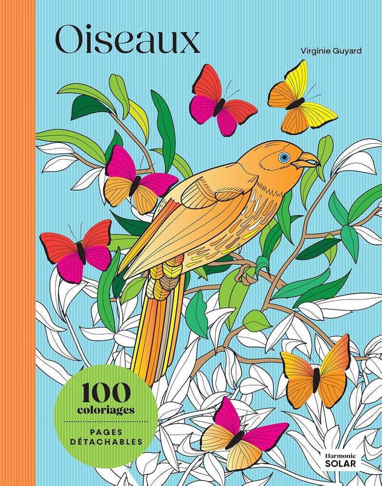 Oiseaux : 100 coloriages par Virginie Guyard