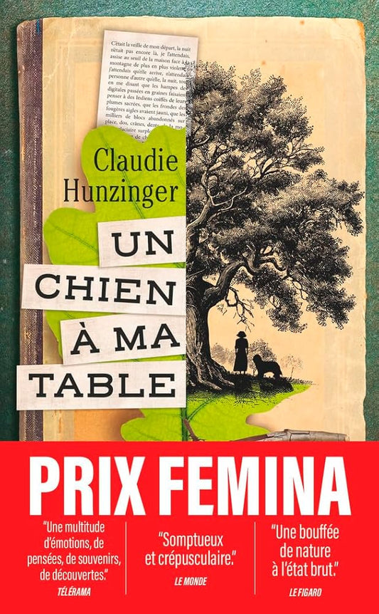 Un chien à ma table par Claudie Hunzinger