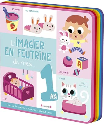 L'imagier en feutrine de mes 1 an par Tiago Americo