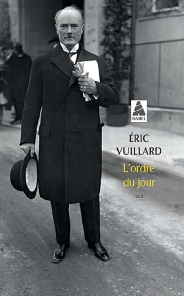 L'ordre du jour Éric Vuillard