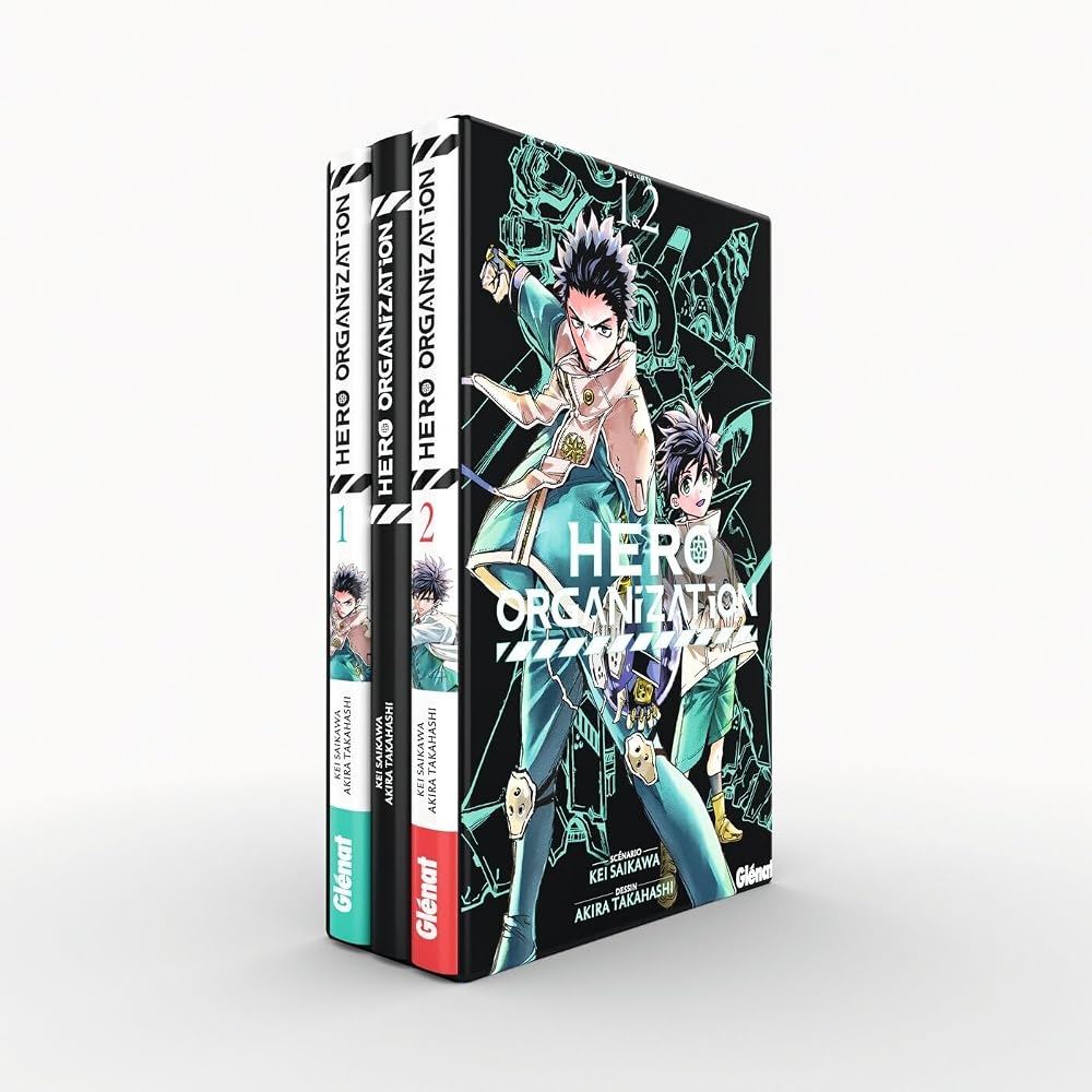 Hero organization : coffret tomes 1 et 2 par Akira Takahashi, Kei Seikawa