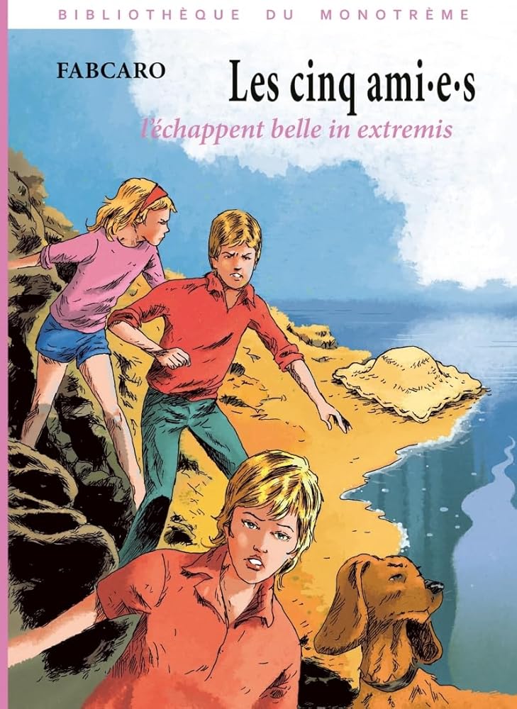 Les cinq ami.e.s l'échappent belle in extremis par Fabcaro