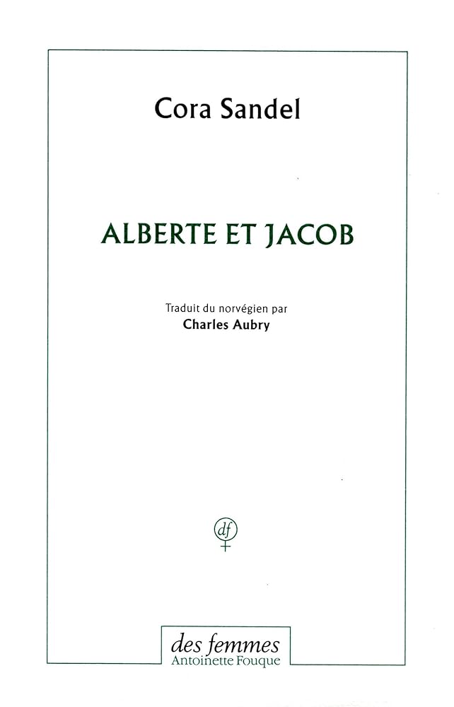 Alberte et Jacob livre Cora Sandel