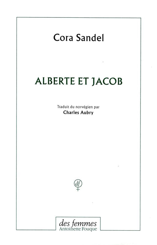 Alberte et Jacob livre Cora Sandel