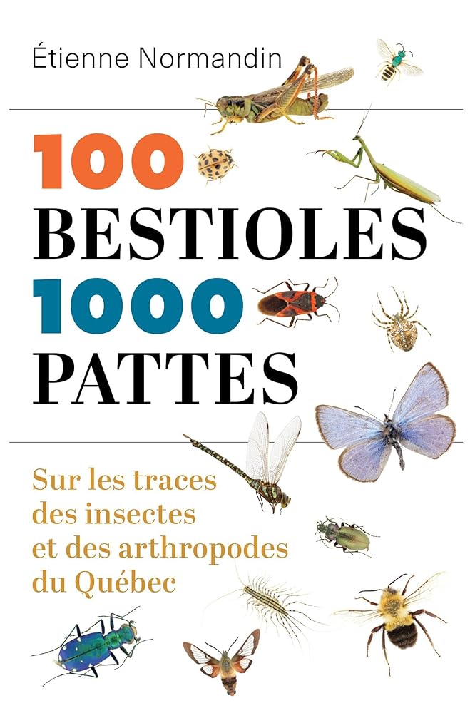 100 bestioles, 1000 pattes: Sur les traces des insectes et des arthropodes du Québec par Étienne Normandin