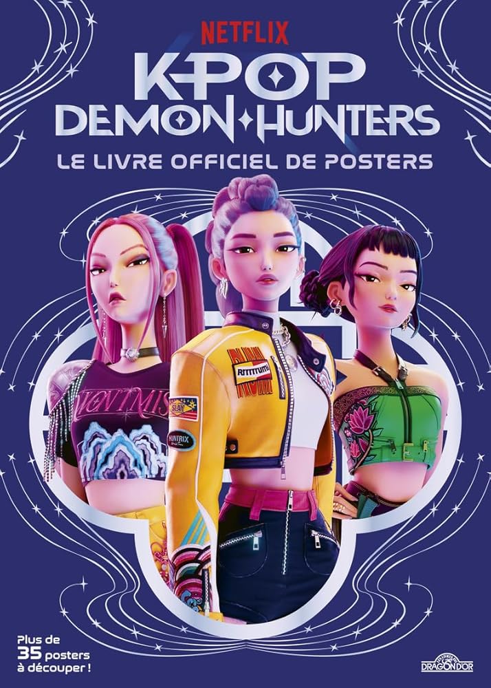 Kpop demon hunters : le livre officiel de posters par Livres du Dragon d'or