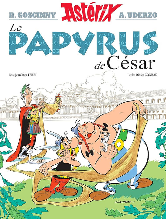 Astérix, tome 36 : Le papyrus de César par René Goscinny, Albert Uderzo, Jean-Yves Ferri et Didier Conrad
