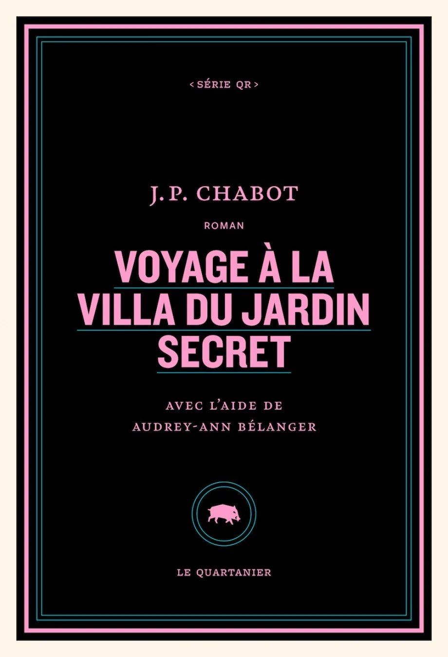 Voyage à la villa du jardin secret livre J. P. Chabot