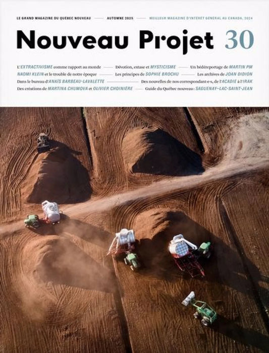 Nouveau Projet, no. 30, Automne 2025