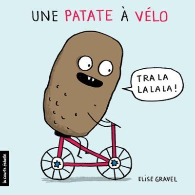 Une patate à vélo par Élise Gravel