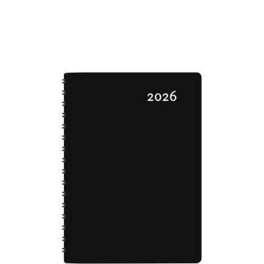 Agenda Buro Noir Annuel 2026