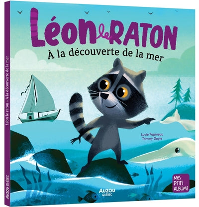 Léon le raton à la découverte de la mer par Lucie Papineau