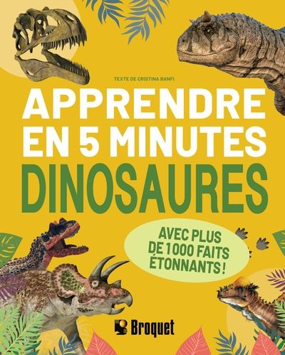 Apprendre en 5 minutes - Dinosaures par Cristina Maria Banfi