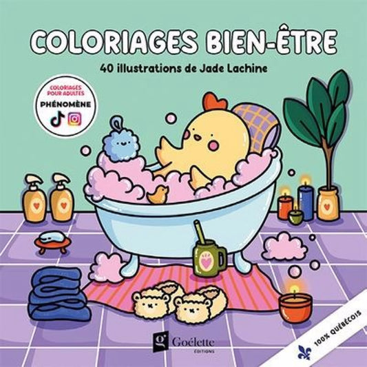 Coloriages bien-être par Jade Lachine