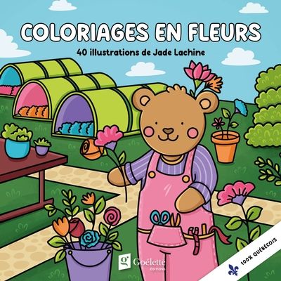 Coloriages en fleurs par Jade Lachine