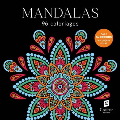 Coloriages - mandalas : 96 coloriages par Collectif