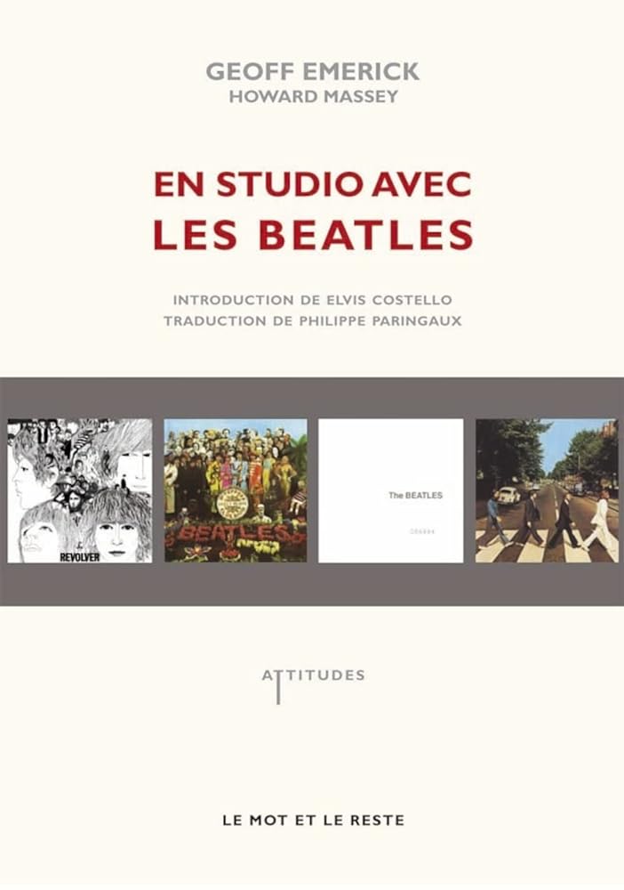 En studio avec les Beatles couverture livre