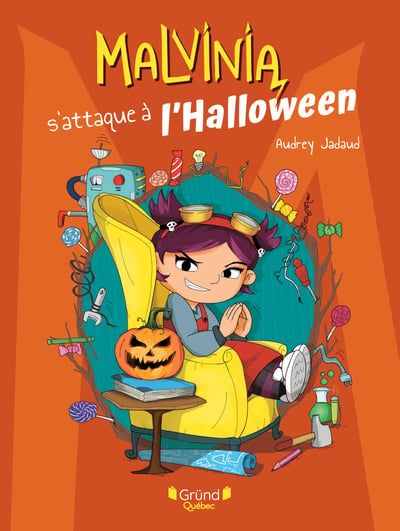 Malvinia attaque l'halloween par Audrey Jadaud
