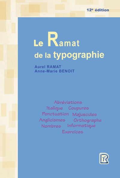 Le Ramat de la typographie par Aurel Ramat, Anne-Marie Benoit