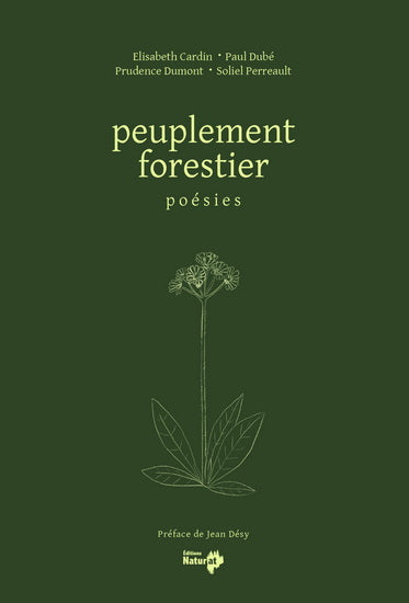Peuplement forestier - Poésies par Elisabeth Cardin