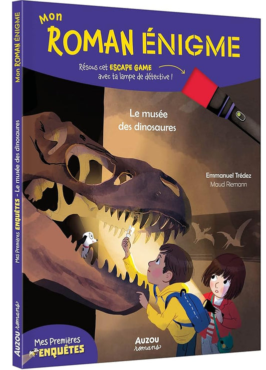 Mon roman énigme : Mes premières enquêtes - Le musée des dinosaures par Emmanuel Trédez et Maud Riemann