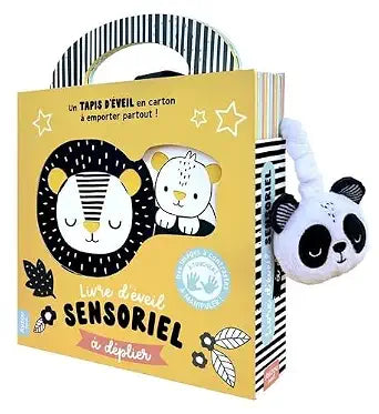 Livre d'éveil sensoriel à déplier : un livre géant à déplier pour éveiller les sens ! par Wendy Kendall